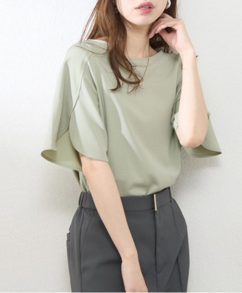 レディース ブラウス シャツ 無地 ゆったり 春夏 きれいめ 通勤 オフィス 体型カバー 前開き 春 夏 ラウンドネック レース シンプル シフォン レギュラー