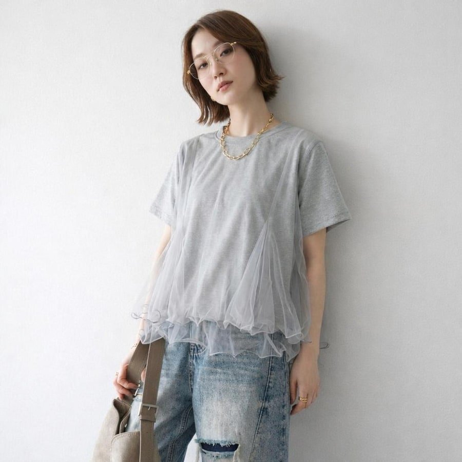 レディース トップス Tシャツ 半袖 無地 春夏 レトロ 通勤 春 重ね着 夏 シンプル シャツ 丸首