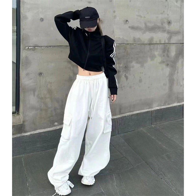 レディース トップス Tシャツ ジャケット 長袖 ボーダー ストライプ オーバーサイズ スリム 秋冬 秋 カジュアル アメリカン きれいめ ショート 冬 ブラック 上品 シャツ 切り替えデザイン スウェット ヴィンテージ 立ち襟 UVカット