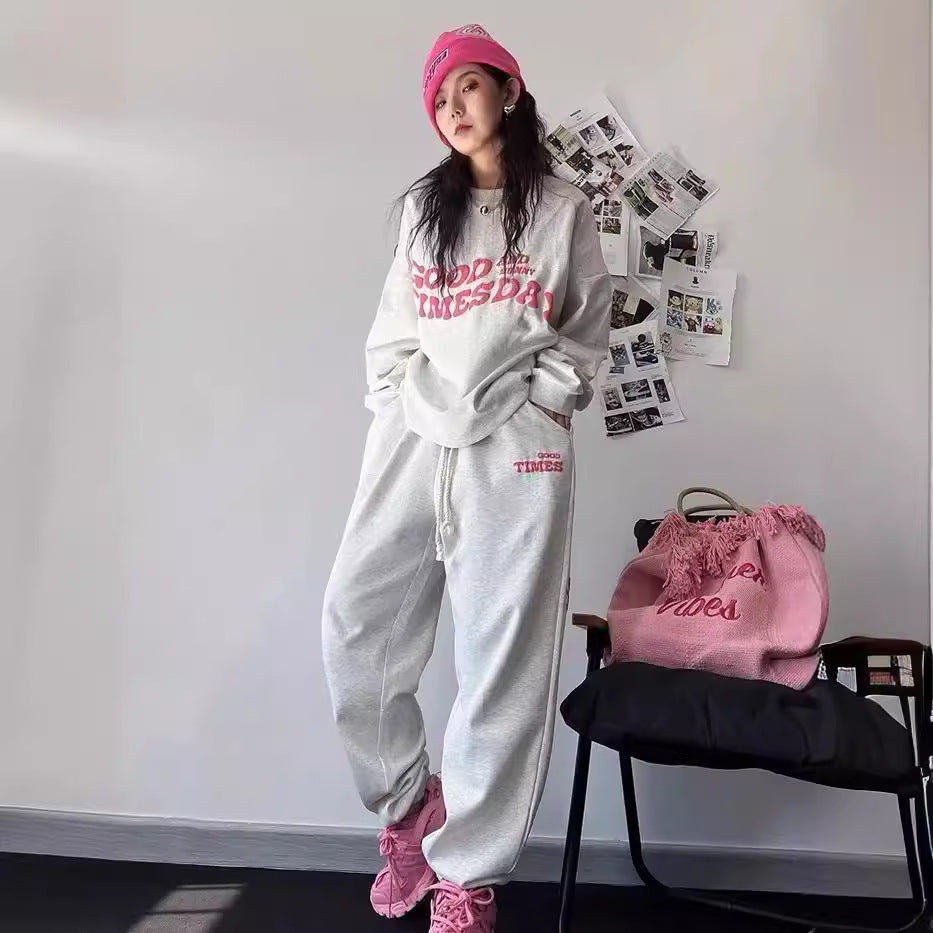 レディース トップス パンツ ボトムス ルームウェア スウェット 部屋着 長袖 シンプル カジュアル 上品 おしゃれ かっこいい こなれ感 ラフ ボーイッシュ スポーティー ルーズ クール 無地 春 秋 冬 ママ ジム 休日 お家時間 コーデ 楽ちん 普段使い 着回し 定番 M L XL 2XL グレー かっこいい こなれ感 ラフ スポーティー ルーズ 個性的 クール 抜け感 ラブリー キュート 学生風 ナチュラル 春 夏 秋 冬 オールシーズン 男女兼用 ママ 学生 ガーデン ショッピング 韓国