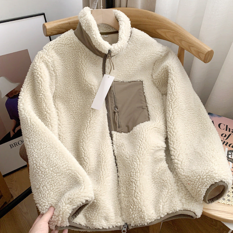 レディース ジャケット フリース アウター 上着 長袖 ハイネック ストリート ファスナー ポケット 前開き アメカジ きれいめ シンプル カジュアル おしゃれ かっこいい こなれ感 ラフ メンズライク マニッシュ ボーイッシュ スポーティー クール ベーシック アメリカン アクティブ ナチュラル 無地 秋 冬 お出かけ アウトドア キャンプ 旅行 休日 重ね着 お揃い 双子 楽ちん 暖かい 防寒 普段使い 着回し レイヤード 定番 S M L XL 2XL 黒 ブラック グレー オフホワイト カーキ