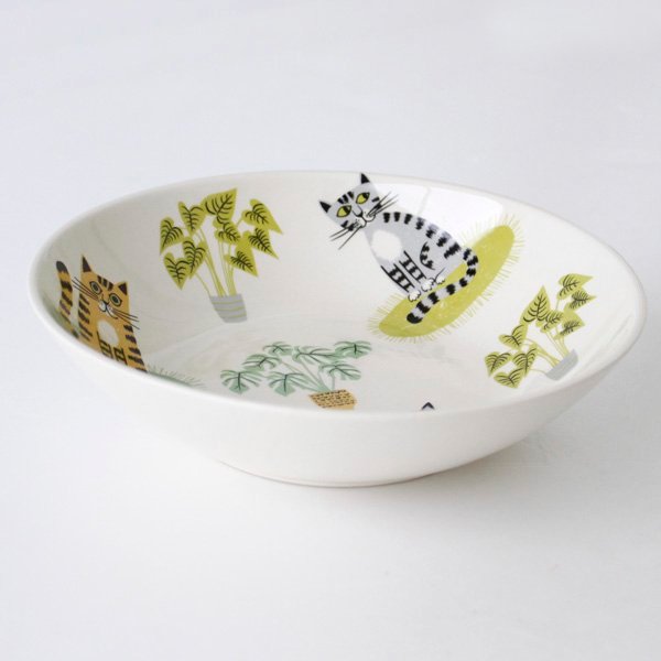 お皿 Hannah Turner ネコ Cat Pasta Bowl