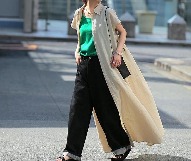 ドレス 半袖 長袖 無地 春夏 春 夏 シンプル 大きい Aライン