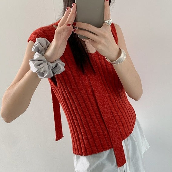 トップス ベスト ニットベスト Vネック プルオーバー ストール付き ショート丈 ニット かわいい 可愛い 大人可愛い きれいめ シンプル レトロ おしゃれ かっこいい カジュアル こなれ感 ルーズ 個性的 主役級 存在感 抜け感 春 夏 ベーシック ナチュラル クール エレガント 無地 女性用 レディース ママ OL 通勤 オフィス 学生 通学 デート お出かけ 旅行 休日 ランチ カフェ ショッピング コンパ 普段使い デイリー 着回し 重ね着 ワンサイズ トレンド モテ カラーバリエーション