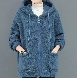 レディース ジャケット パーカー フリース アウター 上着 ロング 長袖 フード フェミニン ストリート もこもこ ふわふわ ふっくら ファスナー ポケット ハイウエスト 前開き ヴィンテージ アメカジ かわいい 大人可愛い シンプル カジュアル おしゃれ マニッシュ スポーティー 無地 秋 冬 アウトドア キャンプ 暖かい 防寒 普段使い 着回し 定番 M L XL 2XL 3XL 4XL 小さいサイズ 大きいサイズ ビッグ ゆったり ゆる 黒 ブラック 紫 ブラウン ベージュ ブルー レッド 赤 青