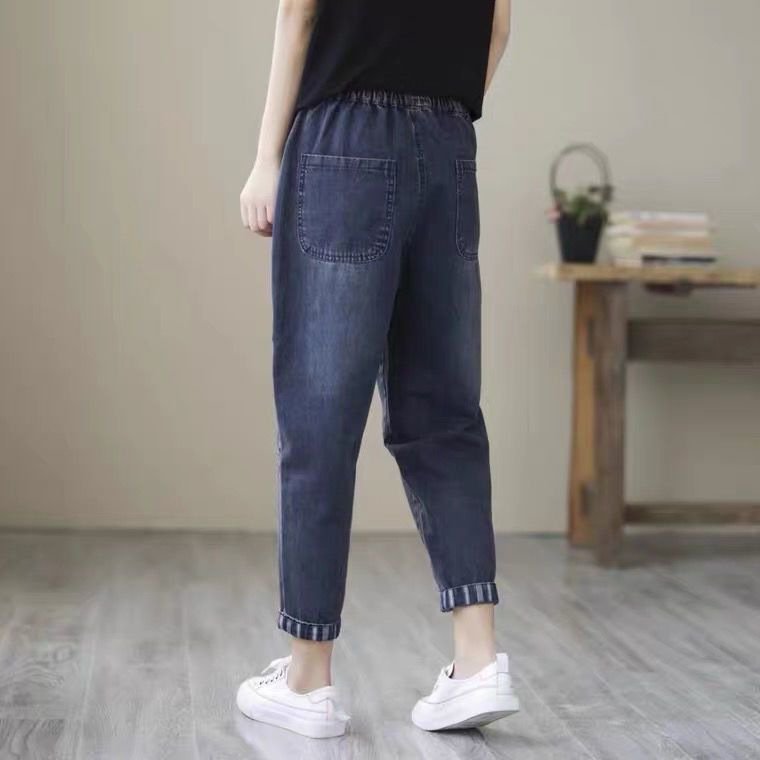 レディース パンツ ゆったり スリム デニム 春夏 カジュアル きれいめ 通勤 大きいサイズ 春 夏 薄手 デニムパンツ ハイウエスト 都会的 ポリエステル