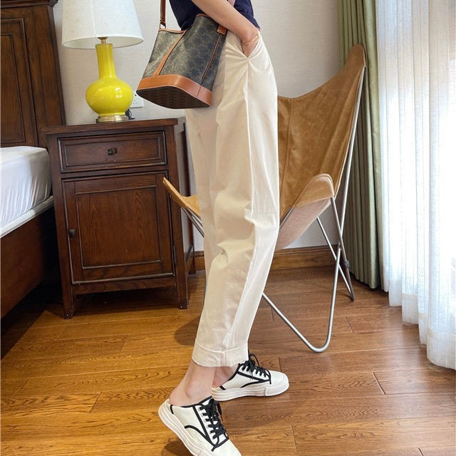 レディース パンツ ボトムス アウター 上着 テーパードパンツ ロングパンツ アンクル丈 クロップド丈 オーバーサイズ  ストリート きれいめ シンプル カジュアル 上品 おしゃれ かっこいい レトロ こなれ感 ラフ メンズライク マニッシュ ボーイッシュ スポーティー ベーシック アクティブ ナチュラル 無地 春 秋 お出かけ アウトドア 旅行 休日 楽ちん 体型カバー 美脚 脚長 普段使い 着回し レイヤード トレンド 流行 定番 S M L 小さいサイズ 大きいサイズ 茶色 ブラウン オフホワイト
