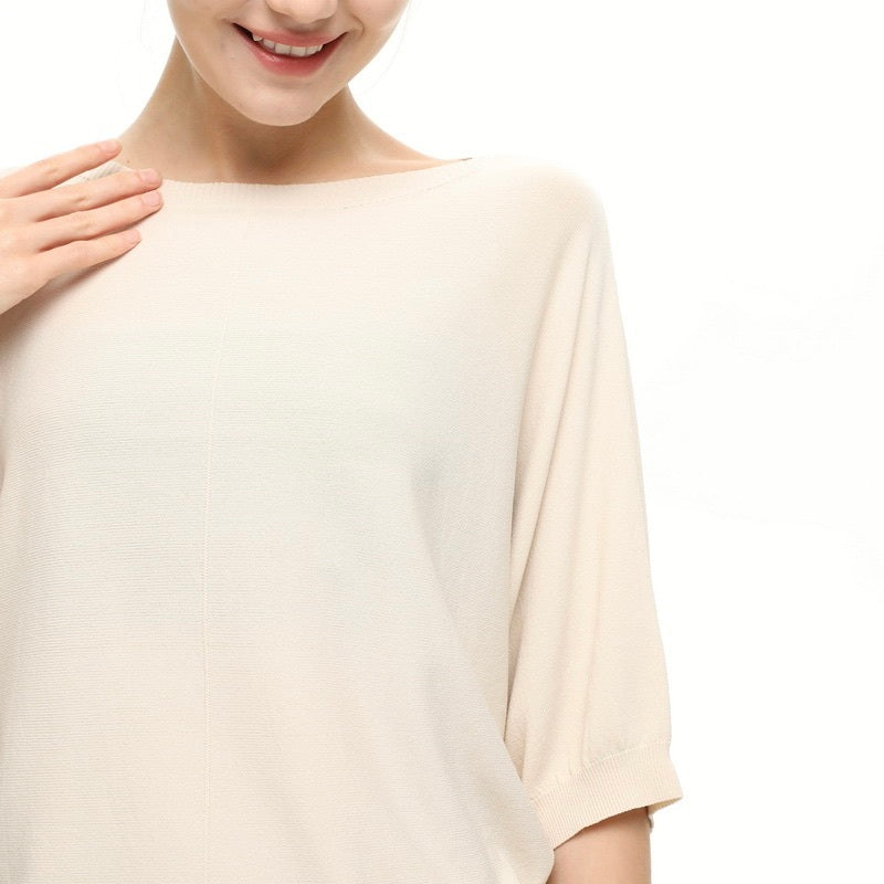 レディース トップス カットソー Tシャツ 5分袖 ドルマンスリーブ ボートネック フェミニン 大人可愛い きれいめ シンプル カジュアル 上品 おしゃれ レトロ こなれ感 ガーリー クール 抜け感 クラシカル ベーシック アクティブ ナチュラル シック 無地 春 夏 秋 お出かけ リゾート 旅行 公園 女子会 休日 高原 ショッピング カフェ ランチ 体型カバー 普段使い 着回し トレンド 流行 ゆったり ゆる フリーサイズ ワンサイズ 白 ホワイト 黒 ブラック 黄色 イエロー オフホワイト ピンク
