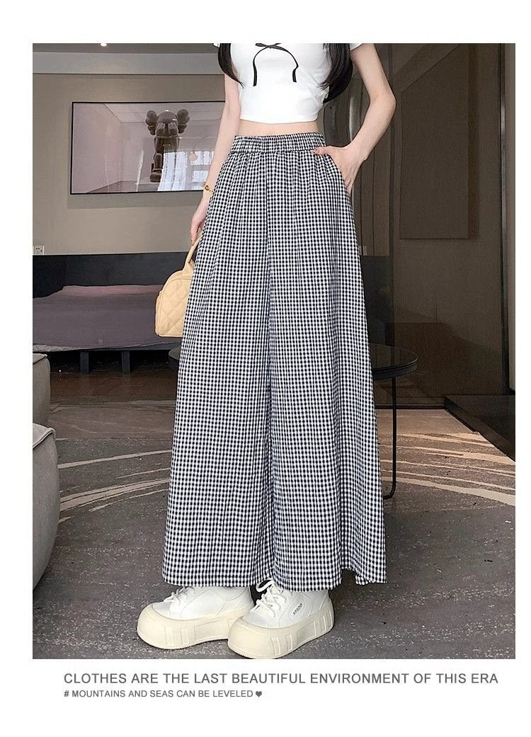 レディース パンツ スカート ボーダー ストライプ ゆったり ワイド 春夏 カジュアル 春 夏 ワイドパンツ 切り替えデザイン ドレープ ポリエステル