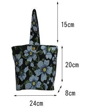 バッグ ポーチ 花柄 フラワー フラワープリント 大人可愛い 華やか ハンドバッグ トート 手持ち ミニバッグ ミニ コンパクトウォレット かわいい 大人可愛い シンプル カジュアル お洒落 レトロ こなれ感 ラフ キュート ガーリー 主役級 存在感 抜け感 フェミニン 柄 デート お出かけ 旅行 お買い物 女子会 休日 普段使い 双子 韓国 コーデ スタイル 春 夏 秋 冬 シーズンレス 小さめ 小さい バゲットバッグ ブルーポーチ ブラックポーチ