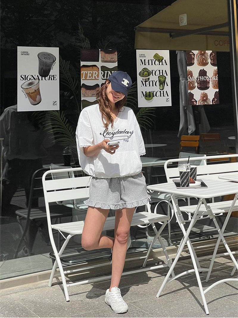 レディース シャツ Tシャツ 半袖 ゆったり 春夏 カジュアル 前開き Vネック 春 夏 膝丈 レース 速乾