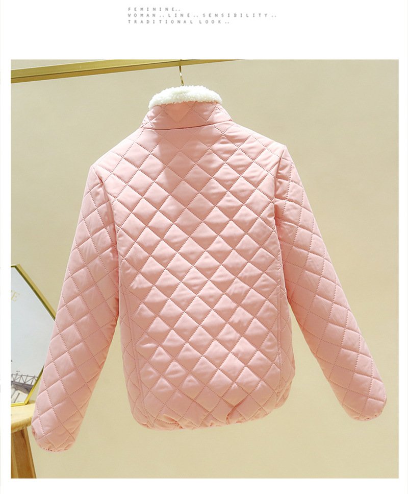 レディース コート ジャケット 長袖 ゆったり コットン 綿 秋冬 秋 体型カバー 冬 学生 ブラック イエロー 厚手 ピンク ブルー スタンドカラー アプリコット グリーン 立ち襟