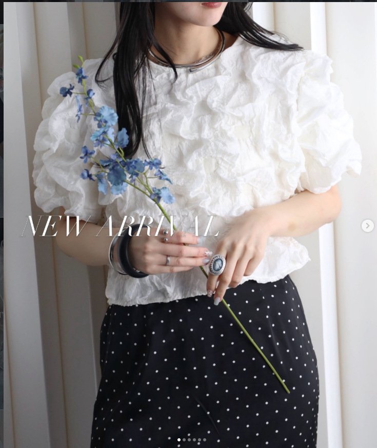 レディース シャツ トップス 半袖 スリム 春夏 カジュアル 前開き Vネック 春 夏 パフスリーブ 切り替えデザイン
