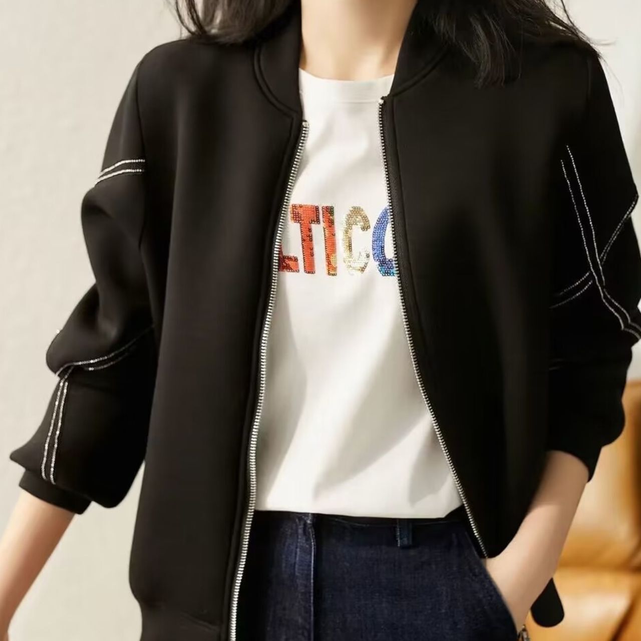 レディース ジャケット 上着 バイカラー 配色 大人可愛い きれいめ シンプル カジュアル 上品 おしゃれ かっこいい レトロ こなれ感 ラフ クール エレガント 抜け感 都会的 ラグジュアリー 春 秋 通勤 通学 デート お出かけ リゾート 旅行 女子会 休日 ショッピング コンパ 韓国 オルチャン コーデ 楽ちん 普段使い 着回し モテ トレンド 流行 インスタ映え 定番 お食事会 M L XL 2XL 3XL 4XL 大きいサイズ ゆったり 黒 ブラック ワインレッド グリーン