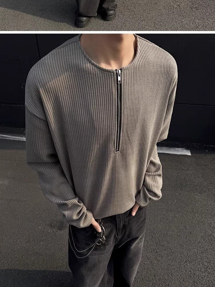 Tシャツ コート 長袖 無地 ゆったり 春 秋冬 春夏 ラウンドネック 秋 シンプル 冬 シャツ ハーフ ポリエステル