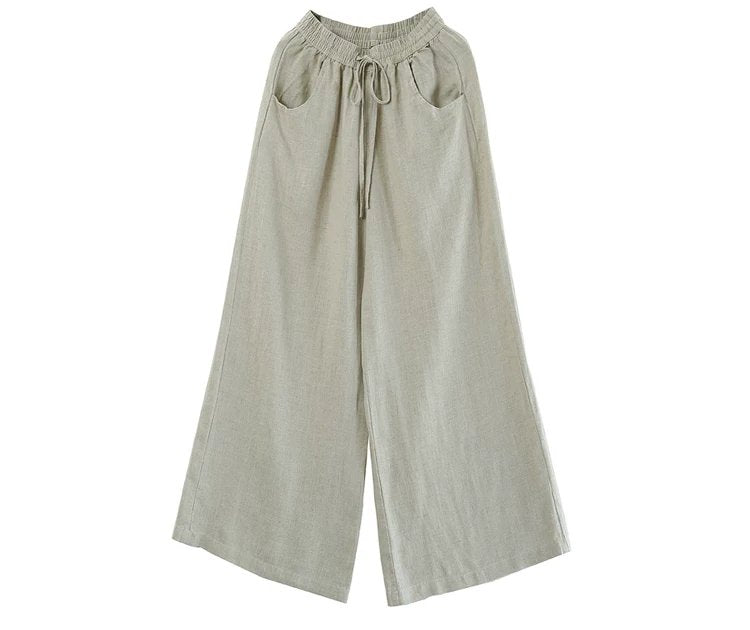 パンツ ゆったり ワイド コットン 綿 リネン 春夏 きれいめ 通勤 大きいサイズ 春 夏 上品 ワイドパンツ
