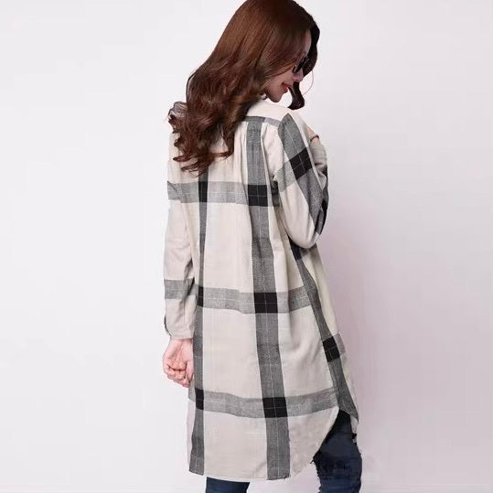 レディース トップス シャツ ブラウス シャツワンピ ロング 長袖 Vネック キーネック 襟付き 角襟 ストレート Iライン アメカジ 大人可愛い きれいめ シンプル カジュアル 上品 おしゃれ かっこいい レトロ こなれ感 ラフ ボーイッシュ スポーティー ガーリー 抜け感 ベーシック チェック マドラスチェック 春 秋 お出かけ 旅行 公園 休日 楽ちん 体型カバー 普段使い 着回し レイヤード トレンド 流行 定番 M L XL 2XL 小さいサイズ 大きいサイズ 白 ホワイト グレー ネイビー