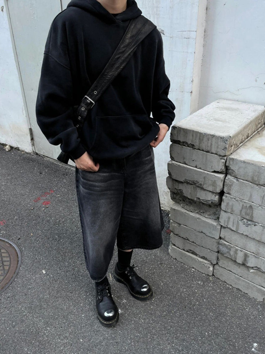 レディース パンツ ボトムス ガウチョパンツ デニムパンツ 膝下 7分丈 クロップド丈 ストレート ファスナー ポケット ハイウエスト ボタン シンプル カジュアル かっこいい レトロ ラフ メンズライク ボーイッシュ スポーティー ルーズ 個性的 アメリカン アクティブ ワイルド 無地 春 夏 オールシーズン ママ 通勤 学生 お出かけ お泊まり アウトドア イベント 旅行 公園 女子会 休日 お花見 トレンド 定番 XS S M L XL 2XL 3XL 小さいサイズ 大きいサイズ ゆったり グレー