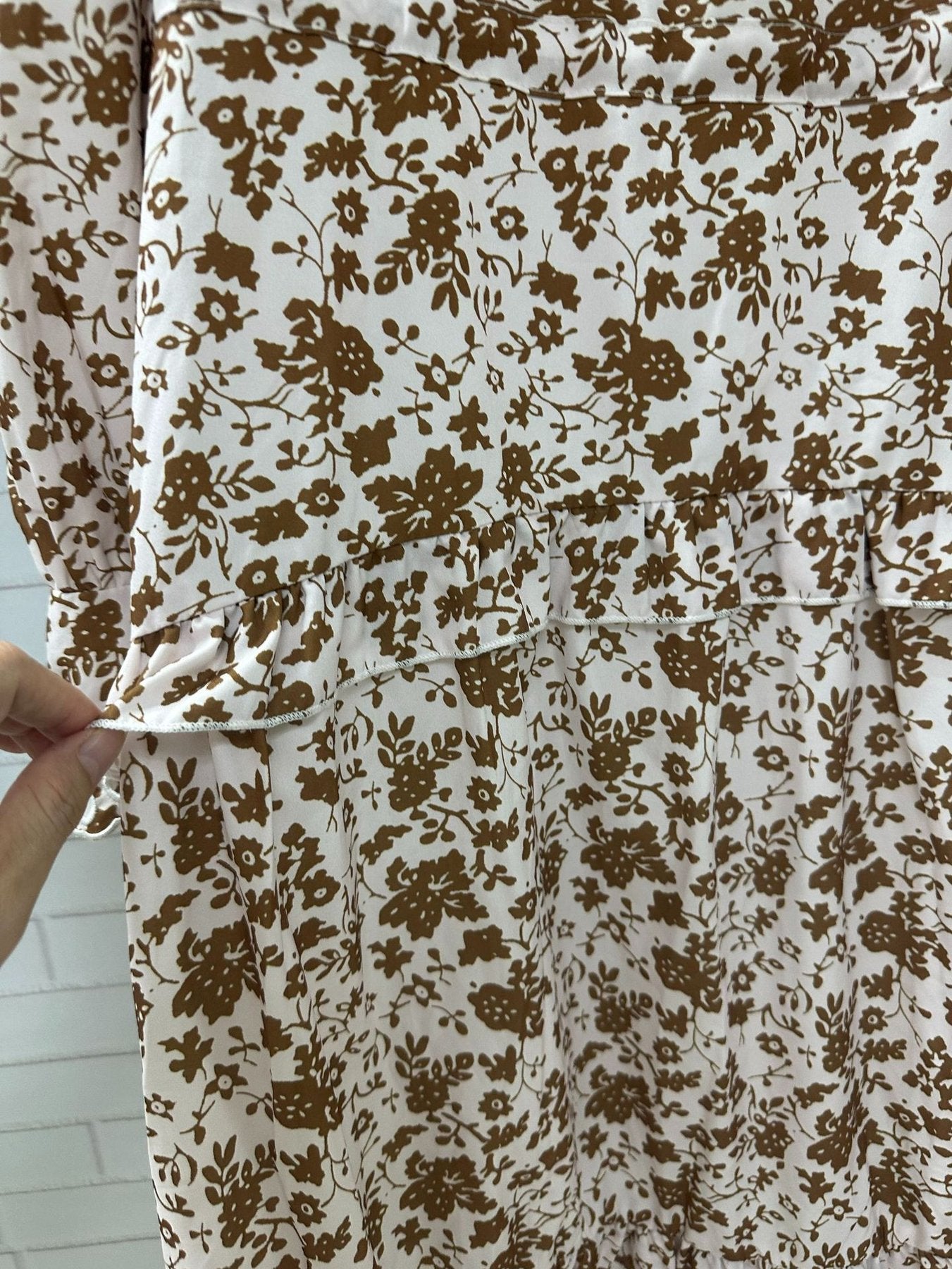 ワンピース ドレス 長袖 春夏 体型カバー 春 夏 ロング ハイウエスト