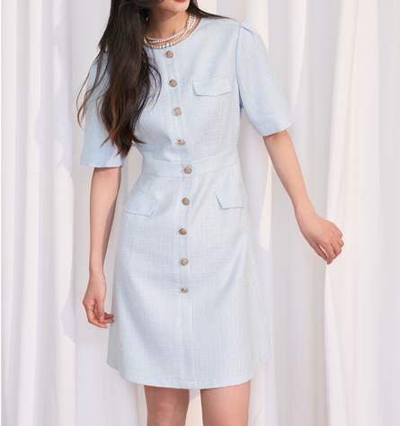 レディース スカート ワンピース 半袖 ボタン かわいい 大人可愛い きれいめ シンプル 上品 おしゃれ 無地 オールシーズン デート お出かけ パーティー イベント リゾート 旅行 女子会 休日 ショッピング 発表会 合コン コンパ カフェ コーデ 美脚 普段使い モテ 清楚 S M L XL 黒 水色 前開き 膝上 5分袖 スリム 細身 フォーマル ボタン かっこいい こなれ感 エレガント ナチュラル 二次会 披露宴 発表会 ママ レストラン ホテル ライブ お花見 合コン コンパ 婚活 重ね着