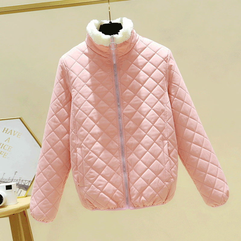 レディース ジャケット アウター 上着 長袖 ハイネック ストレート Iライン ファスナー ポケット 前開き キルティング 大人可愛い きれいめ シンプル おしゃれ こなれ感 個性的 主役級 存在感 都会的 無地 秋 冬 入学式 謝恩会 結婚式 二次会 ロングシーズン ママ 通勤 通学 デート お出かけ パーティー イベント 旅行 重ね着 韓国 オルチャン コーデ 暖かい 防寒 普段使い 着回し トレンド インスタ映え 2XL 3XL 大きいサイズ ピンク 水色 ブルー