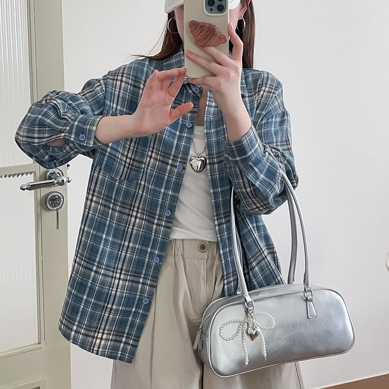 レディース トップス シャツ 長袖 襟付き かわいい 大人可愛い きれいめ カジュアル おしゃれ チェック 春 秋 学生 デート お出かけ お泊まり 旅行 ショッピング お花見 カフェ ランチ お家時間 重ね着 コーデ 楽ちん 普段使い 着回し M L XL 2XL ベージュ ピンク 水色 ブルー ネイビー 前開き こなれ感 ボーイッシュ スポーティー ラブリー ナチュラル 誕生日 ママ オフィス アウトドア キャンプ イベント リゾート 公園 バカンス ガーデン 発表会 コンサート 双子 モテ