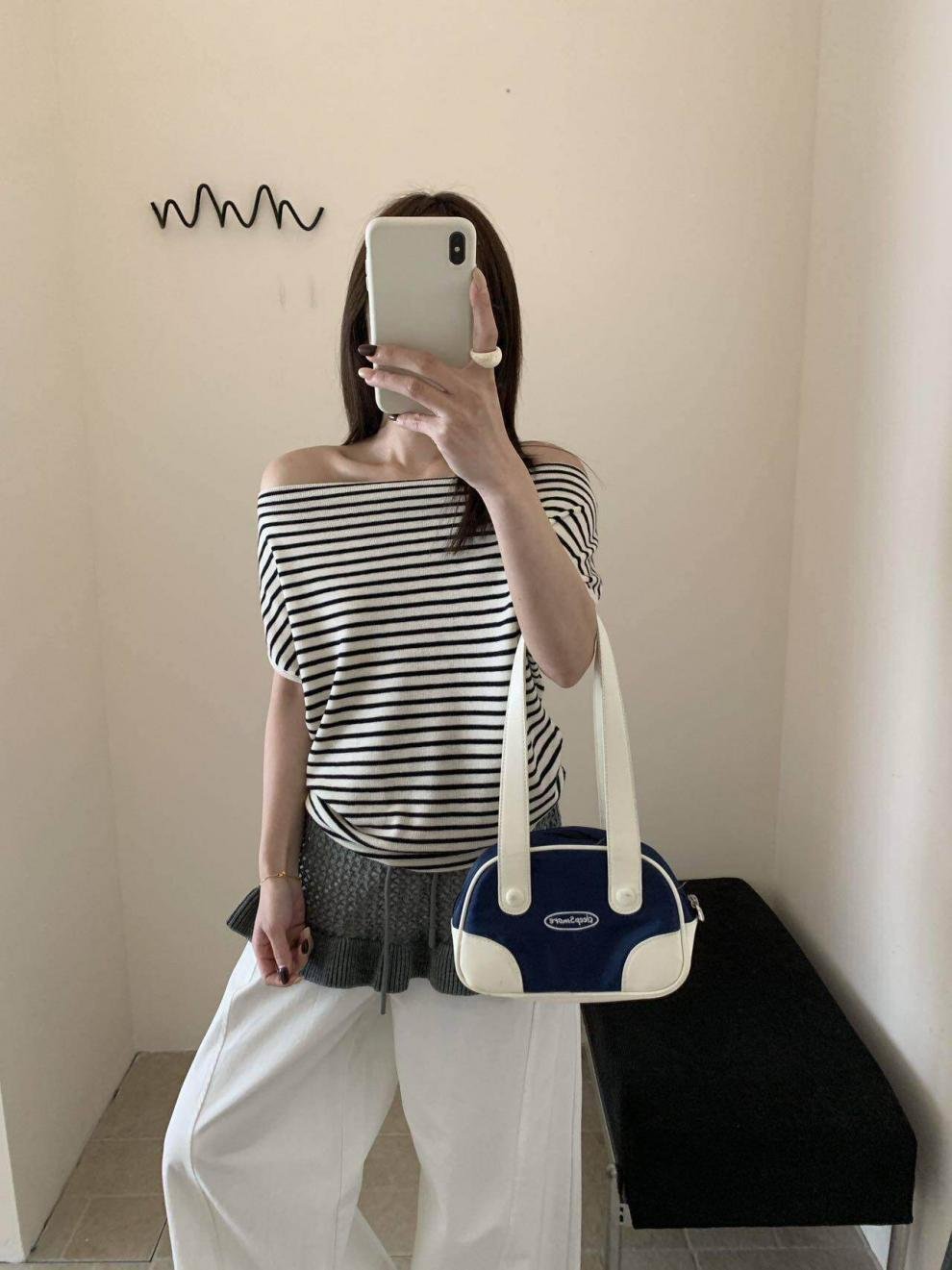 レディース トップス Tシャツ ニット 半袖 長袖 ボーダー ストライプ 無地 ゆったり 春夏 きれいめ 通勤 オフィス 体型カバー 春 夏 ラウンドネック シンプル シャツ 薄手 オフショルダー プルオーバー ストレッチ レギュラー