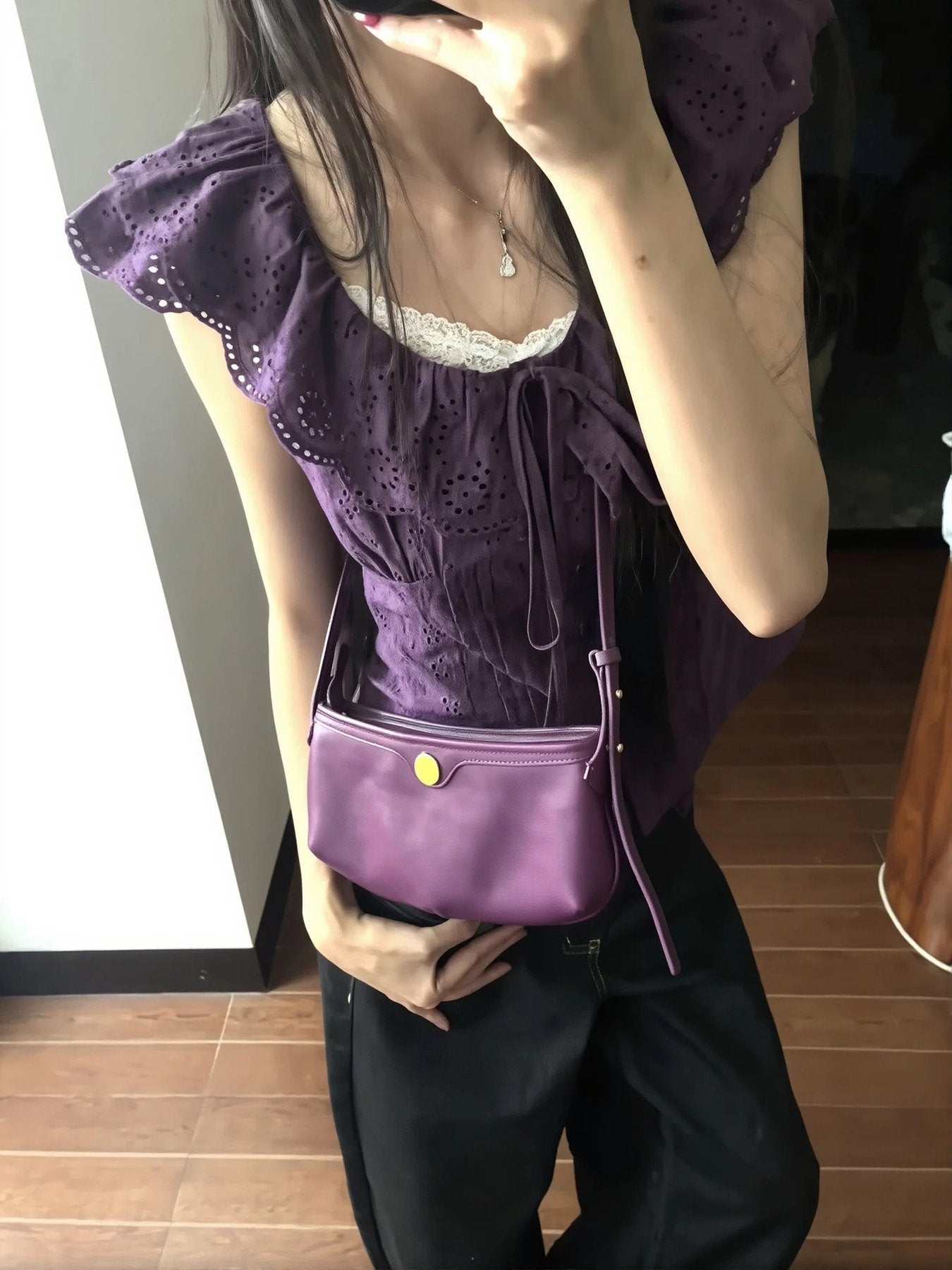 レディース シャツ 半袖 コットン 綿 春夏 きれいめ 前開き 春 夏 ラウンドネック 上品 クルーネック フリル オフショルダー ロリータ レギュラー