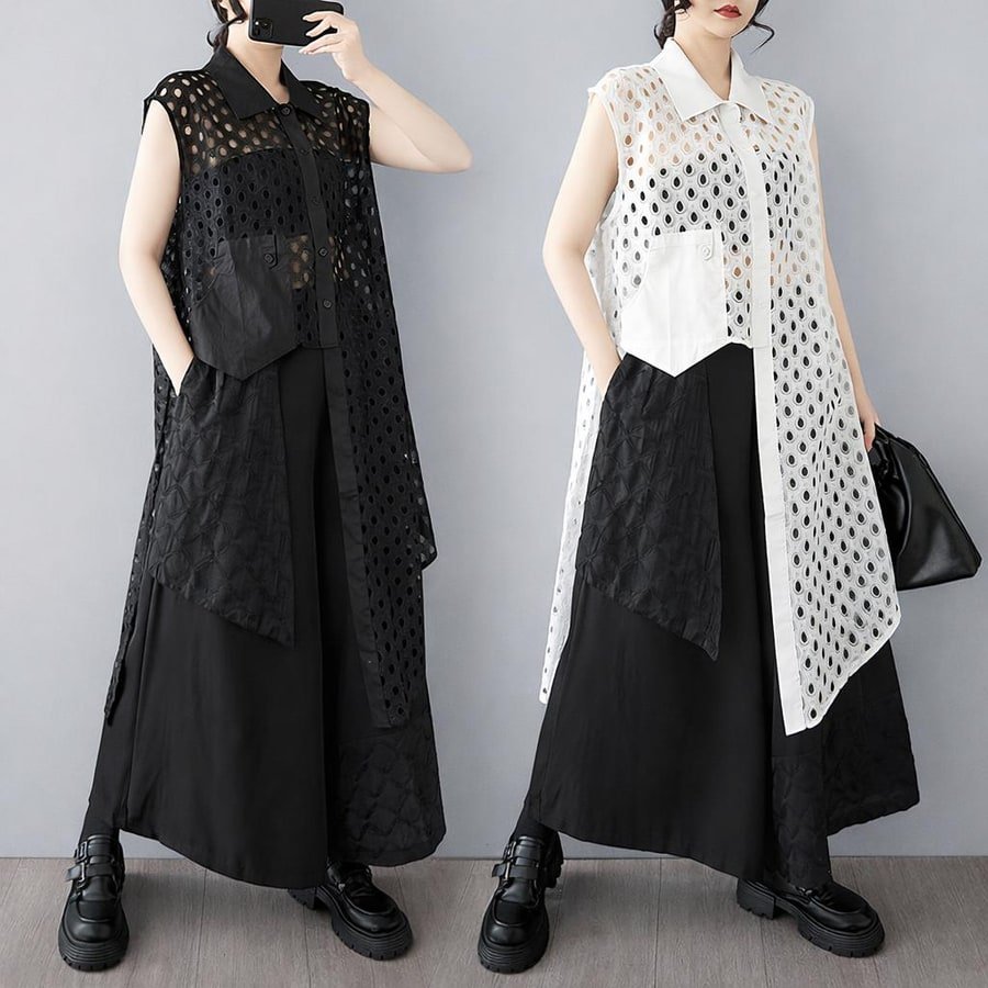 ワンピース ノースリーブ 春夏 カジュアル きれいめ 袖なし 春 夏 シンプル 秋 ロング 上品