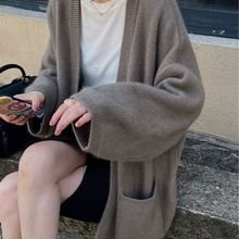 レディース トップス ニット 長袖 ボーダー ストライプ チェック柄 ゆったり 春 体型カバー 春夏 ラウンドネック セーター プルオーバー タイ ポリエステル