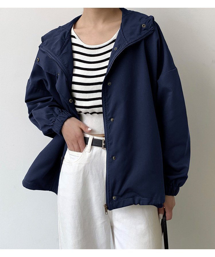 レディース ジャケット 長袖 無地 ゆったり コットン 綿 春夏 カジュアル 体型カバー Vネック 春 ショート 夏 膝丈 シンプル ボタン