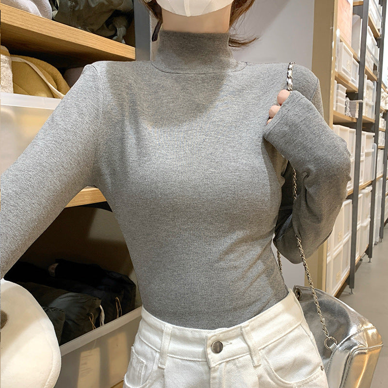 レディース トップス カットソー インナー ミディアム 長袖 ハイネック タイト スリム 細身 スマート きれいめ シンプル カジュアル 上品 おしゃれ こなれ感 エレガント ベーシック 無地 春 秋 冬 ロングシーズン 母の日 授業参観 ママ OL 通勤 学生 学校 通学 デート お出かけ アウトドア イベント 旅行 公園 女子会 休日 ホテル ショッピング ライブ お花見 合コン コンパ カフェ 重ね着 普段使い 着回し レイヤード 定番 S M L XL ホワイト ブラック ブラウン グレー