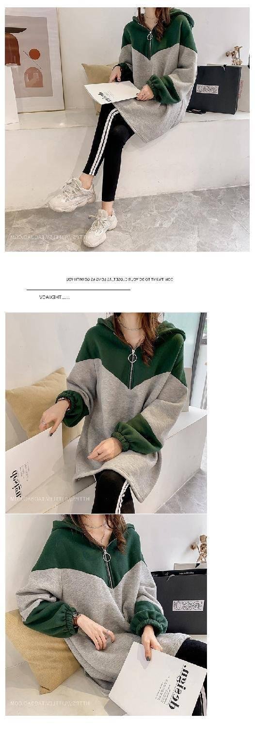 レディース パーカー 長袖 ボーダー ストライプ 無地 ゆったり きれいめ 通勤 体型カバー シンプル 上品 切り替えデザイン 厚手 ハーフ スウェット フード ポリエステル