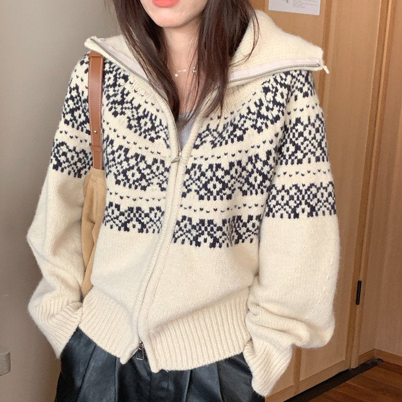ニット カーディガン 長袖 無地 ゆったり 秋冬 秋 カジュアル きれいめ レトロ 膝丈 シンプル 冬 上品 セーター クリスマス ポリエステル