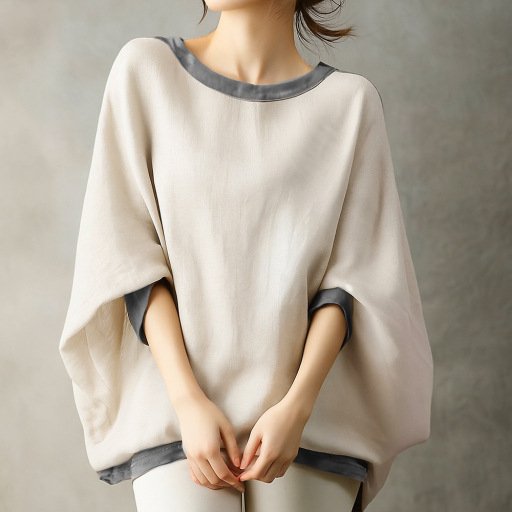 トップス Tシャツ 半袖 春夏 春 夏 ラウンドネック シャツ アクリル