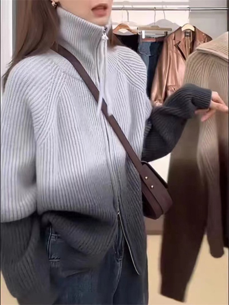 ニット カーディガン コート ゆったり 秋冬 秋 冬 セーター