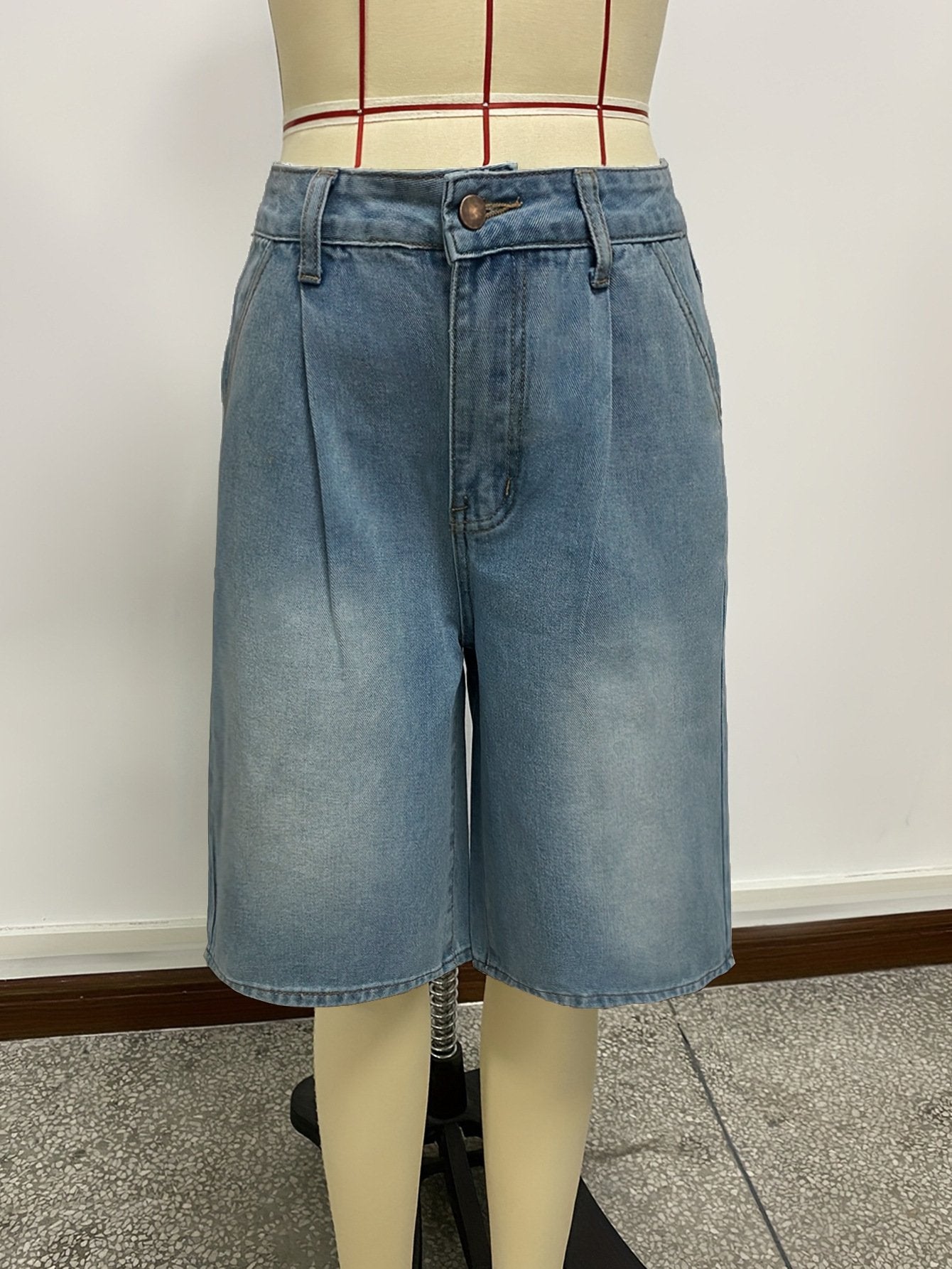 レディース パンツ ワイド デニム 春夏 カジュアル プリーツ 春 ショート 夏 ショートパンツ