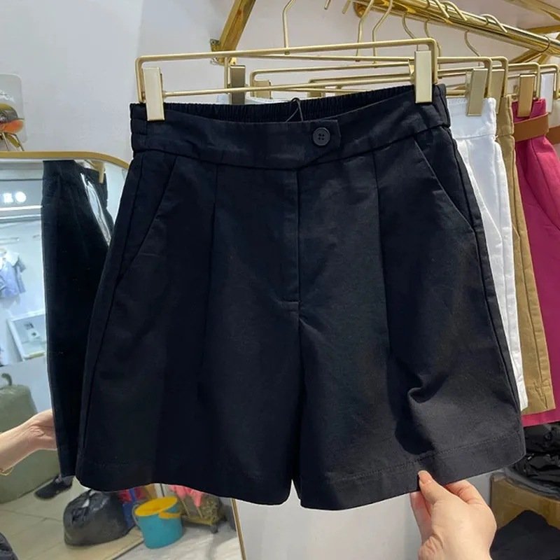 レディース パンツ ゆったり ワイド コットン 綿 夏 きれいめ 通勤 大きいサイズ ショート ショートパンツ 上品 薄手 切り替えデザイン