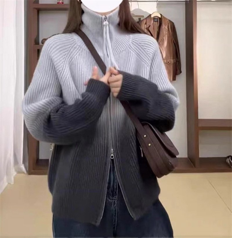 ニット カーディガン コート ゆったり 秋冬 秋 冬 セーター