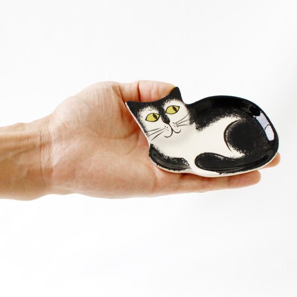トレイ Hannah Turner Trinket Dish 動物 BLACKxWHITE