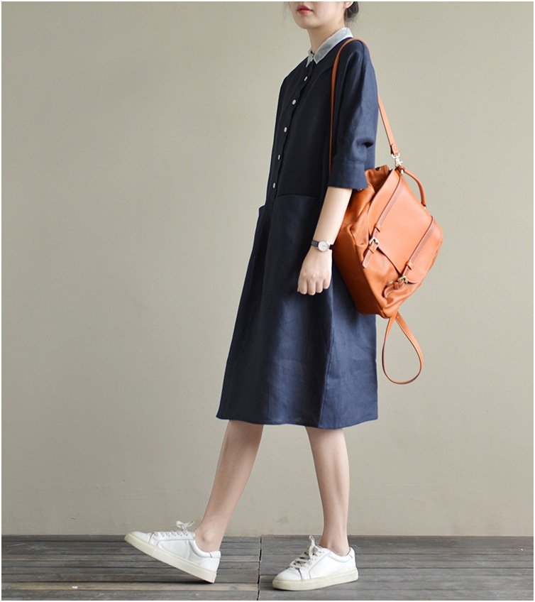 ワンピース 長袖 無地 春夏 カジュアル Vネック 春 レース 夏 シンプル ミモレ 上品 大きい ハイウエスト