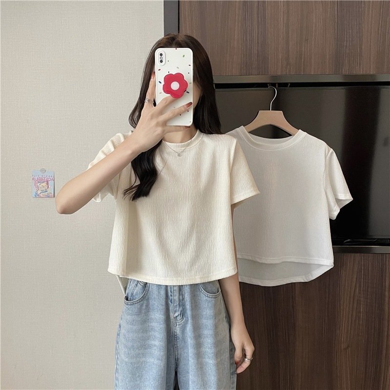 レディース シャツ トップス Tシャツ 半袖 無地 ゆったり 春夏 きれいめ 前開き Vネック 春 ショート 夏 シンプル 上品 カットソー ベーシック レギュラー