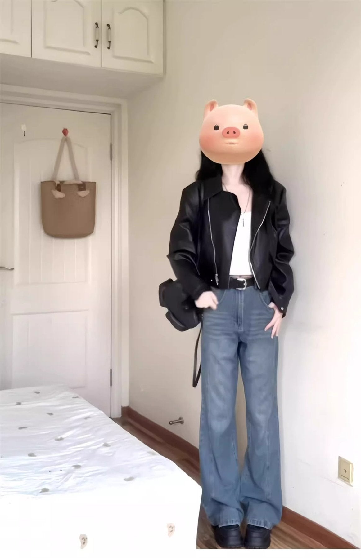 レディース ジャケット 長袖 秋冬 秋 きれいめ ショート タイト 冬 黒 細身 上品 おしゃれ レザー フェイクレザー 襟付き タイ ヴィンテージ レザージャケット 着痩せ