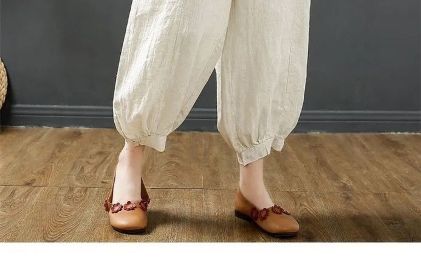レディース パンツ 無地 ゆったり ワイド コットン 綿 リネン 春夏 カジュアル きれいめ 大きいサイズ 春 夏 上品 ワイドパンツ 9分丈 バルーン 麻