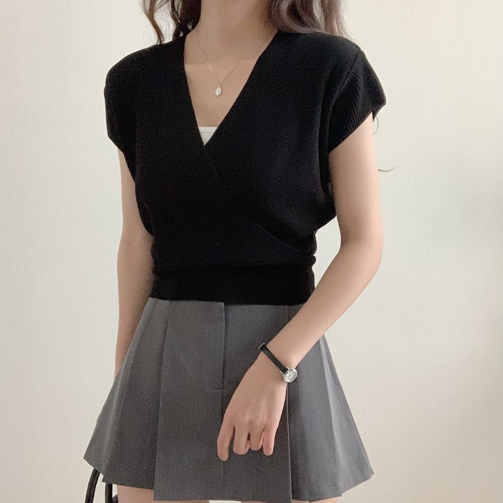 レディース Tシャツ ニット 半袖 無地 ゆったり 春夏 きれいめ 通勤 オフィス 体型カバー 春 夏 シンプル シャツ プルオーバー レギュラー