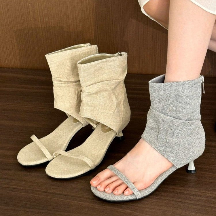 レディース サンダル パンプス 夏 ハイヒール スタイル