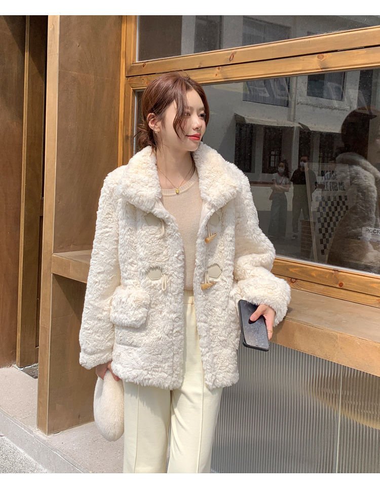 レディース コート 長袖 ゆったり 秋冬 秋 膝丈 冬 おしゃれ ファー フェイクファー ウール スタンドカラー ボタン