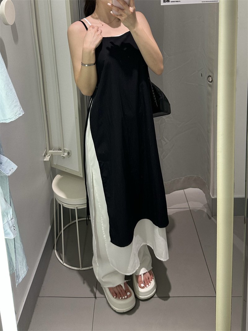 レディース パンツ ワイド コットン 綿 デニム 春夏 きれいめ 通勤 春 夏 ロング ストレート デニムパンツ ハイウエスト ヴィンテージ 都会的 ダメージ ウォッシュ