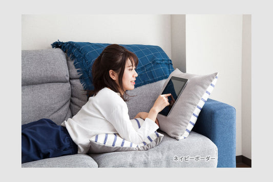TOMARU CUSHION COVER ボーダー