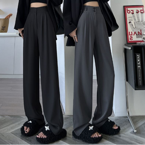レディース パンツ ボトムス ワイドパンツ ハイウエスト ハイウエストタックワイドパンツ ワイドシルエット ワイド フェミニン ボタン 大人可愛い きれいめ シンプル カジュアル 上品 おしゃれ かっこいい こなれ感 ラフ 主役級 存在感 抜け感 ベーシック ナチュラル シック 無地 春 秋 お出かけ 休日 ショッピング カフェ 体型カバー 美脚 脚長 普段使い 着回し スタイルアップ スタイリッシュ M L XL 2XL 3XL 4XL 5XL ブラック ダークグレー ホワイト ブラウン